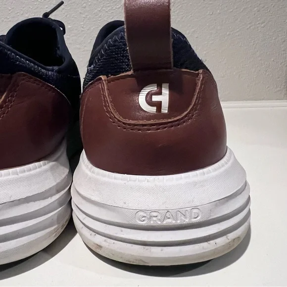 Cole Haan Grand Sport Men's Knit Casual Shoes Sneakers Size 11 Blue C32582 EUC - Picture 8 of 11